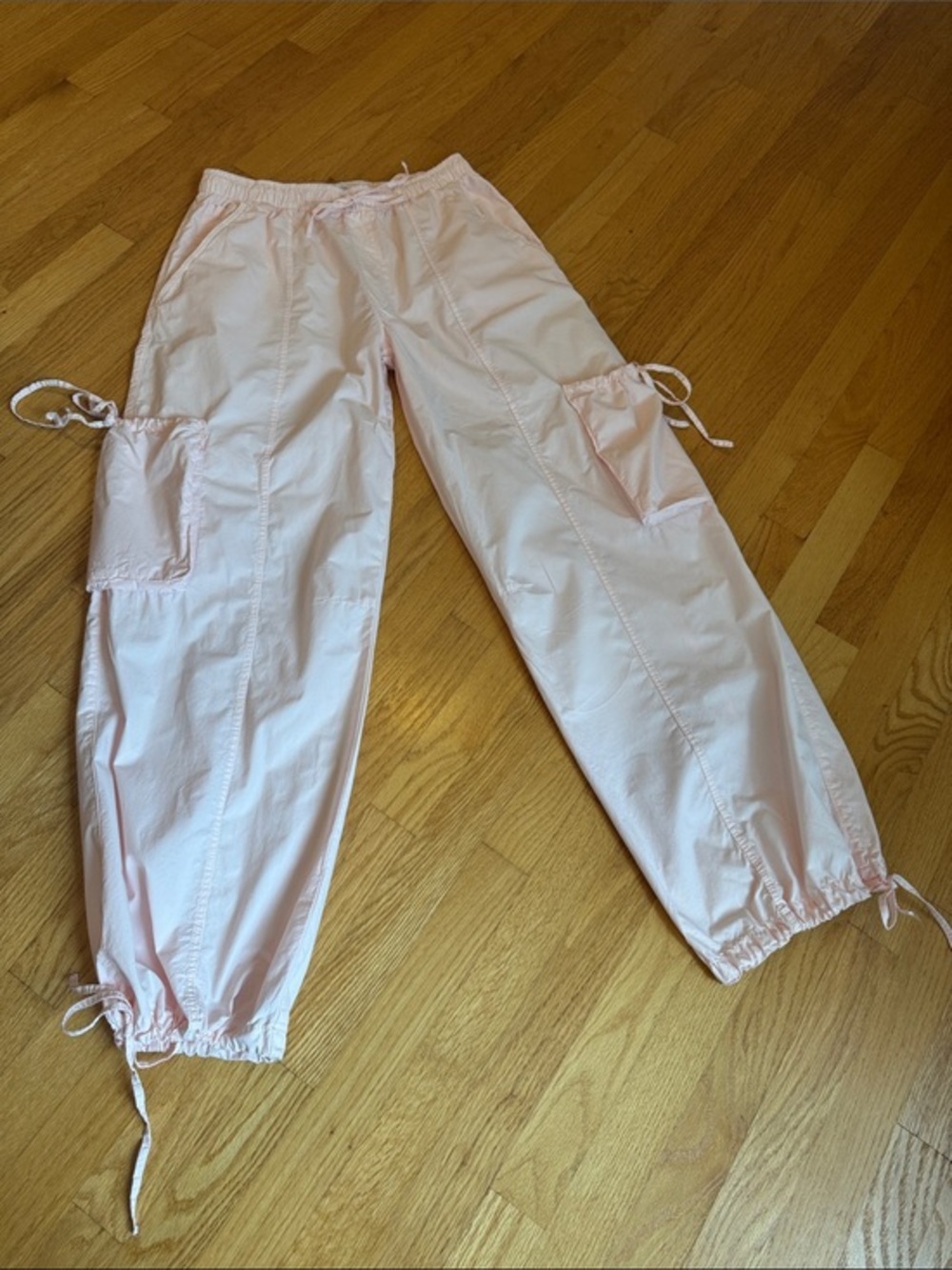 Zara Pink Oversized cargo pants